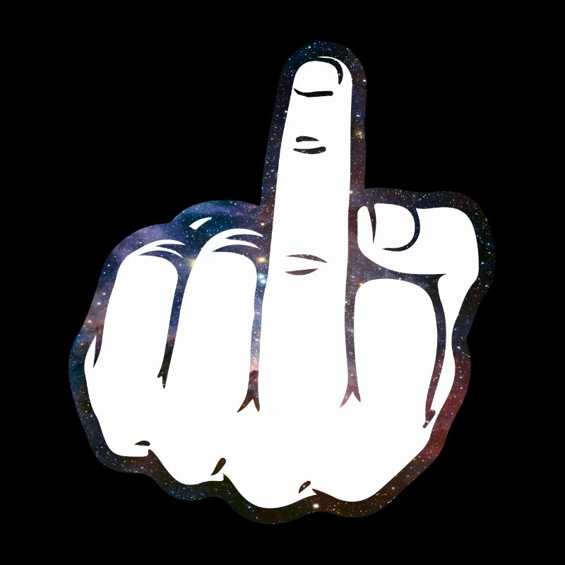 Mittelfinger Comic