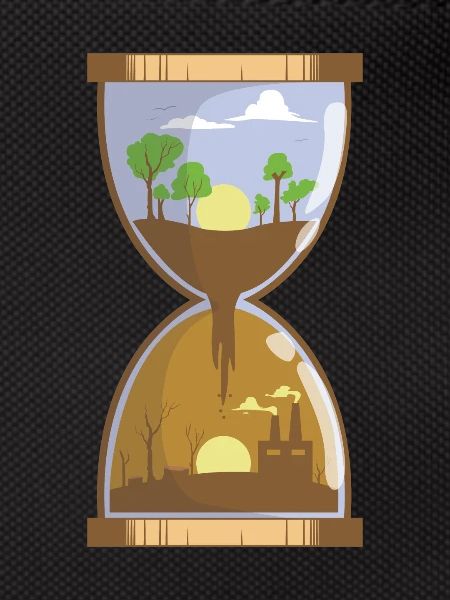 Hourglass / Pollution / Conservation