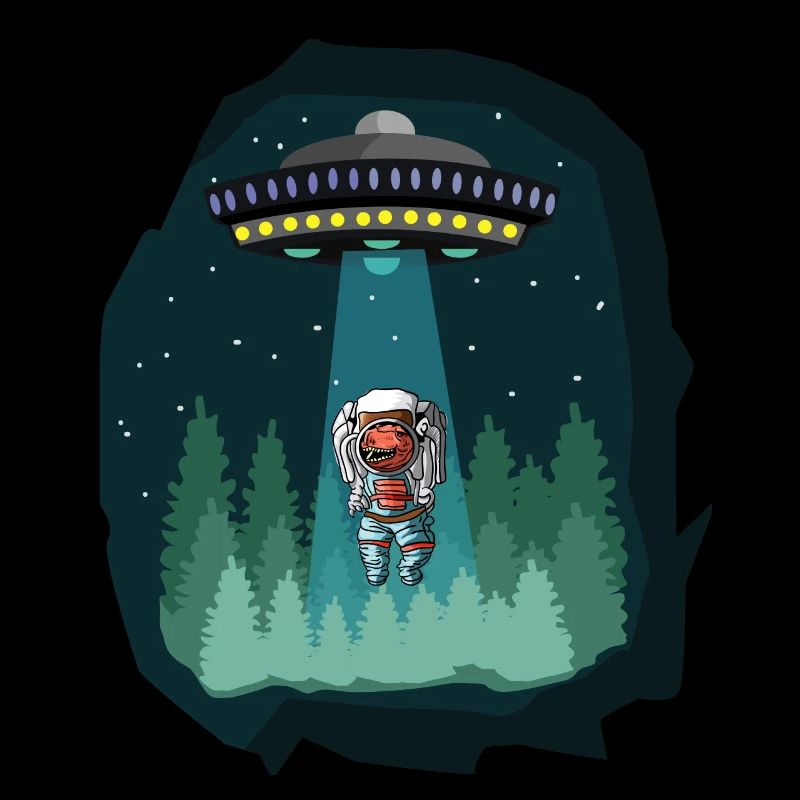 Astronaute de l'espace dinosaure