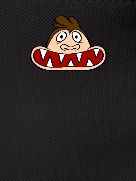 Monkey with large mouth