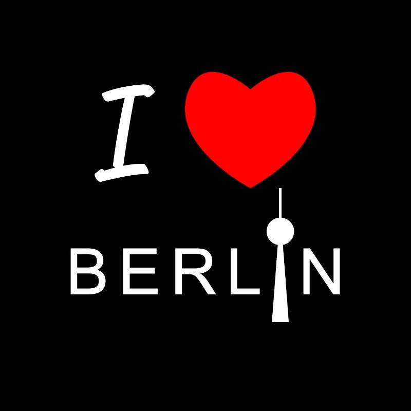 J'aime le cadeau de conception de chemise de Berlin