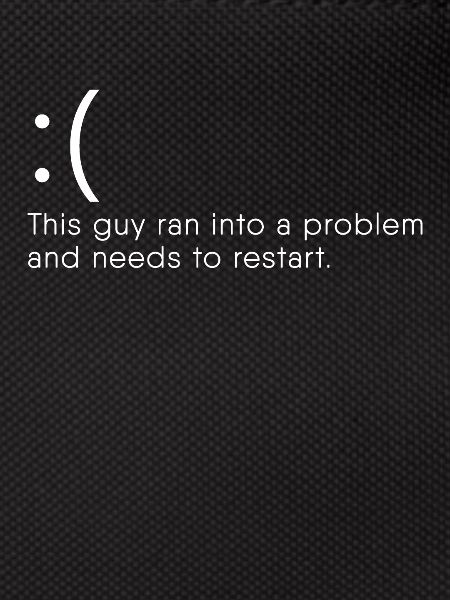 Blue screen