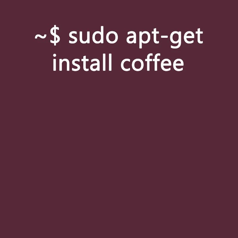 Sysadmin Linux Sudo Apt-Get Install Coffee