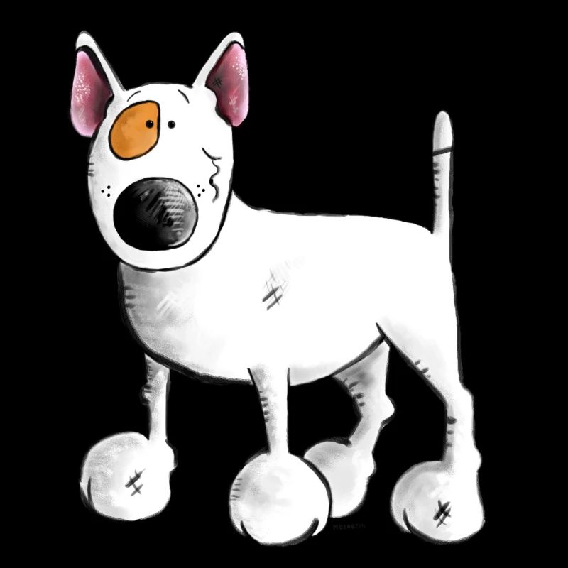 Drôle Bull-Terrier - Chien - Comique