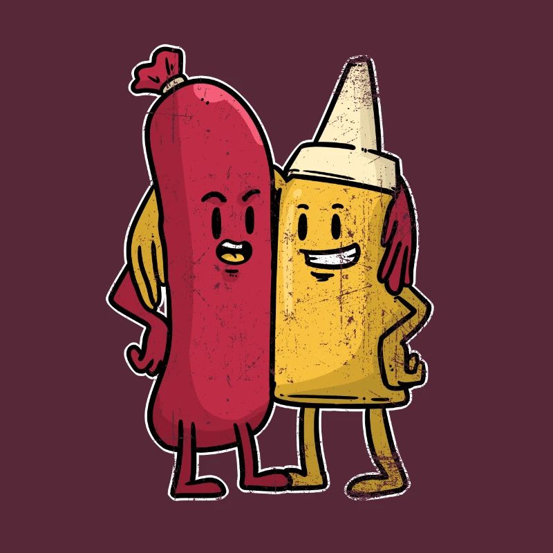 Currywurst Deutsche Gericht Wurst Fritten Geschenk