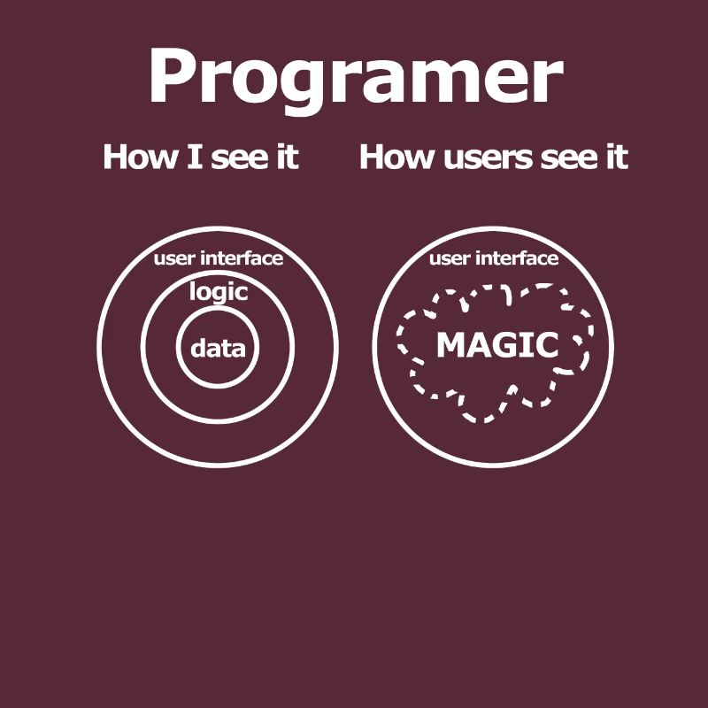 How Programers see their work Programmeur