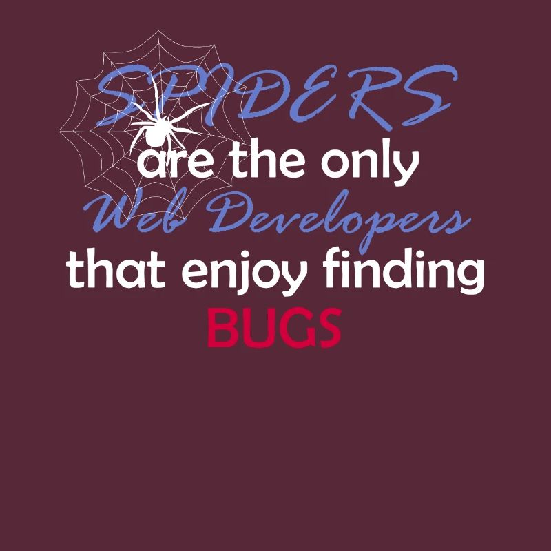 Web Entwickler Programmierer Lustig Spinne Geschen