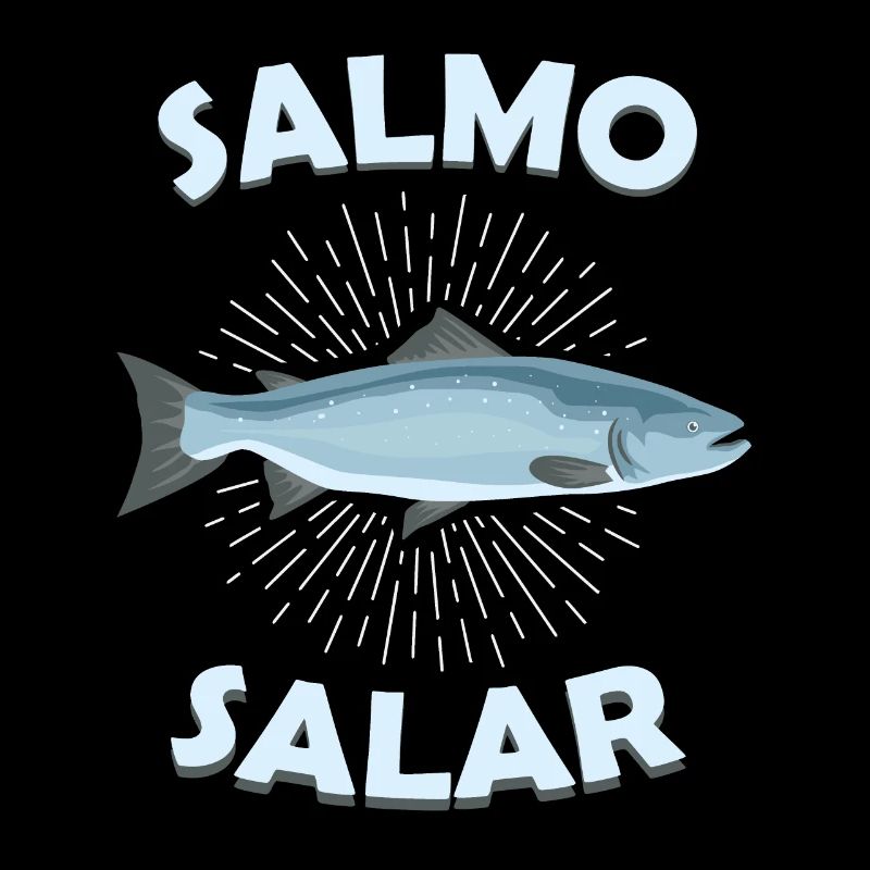 Salmo Salar Atlantischer Lachs Geschenk Salmonide