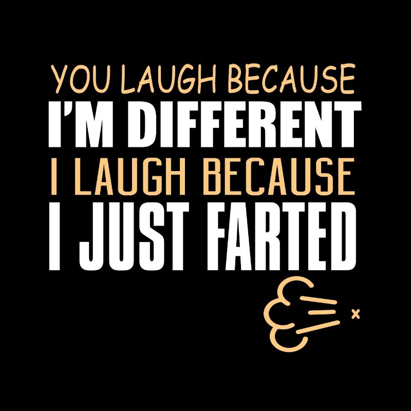 Sie lachen, weil ich anders bin