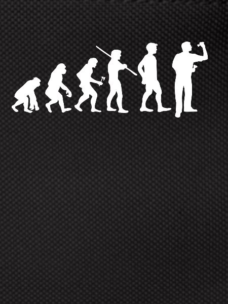 Human Evolution Darts Player