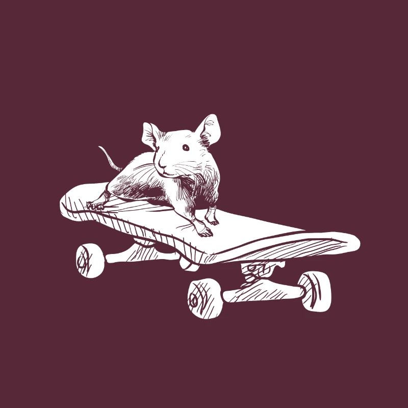 Mouse skateboard