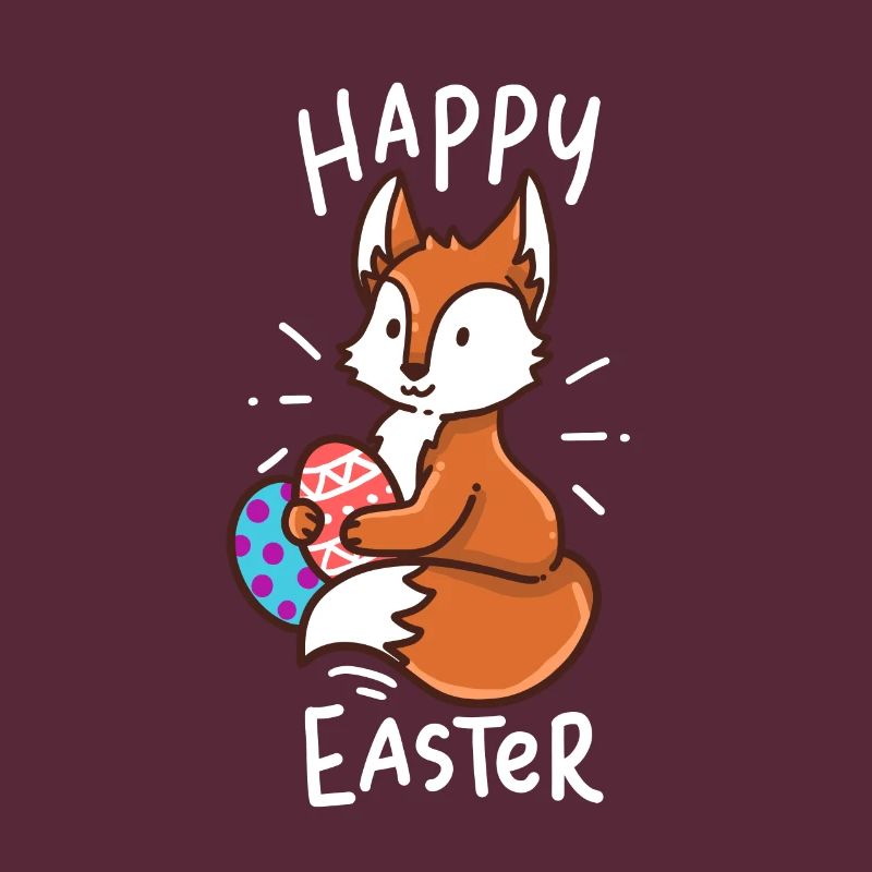 Fox - Vixen - Easter - Happy Easter - Gift
