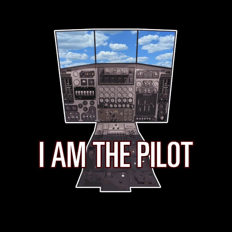 I AM THE PILOT, 3D Game, Cockpit Himmel - Geschenk