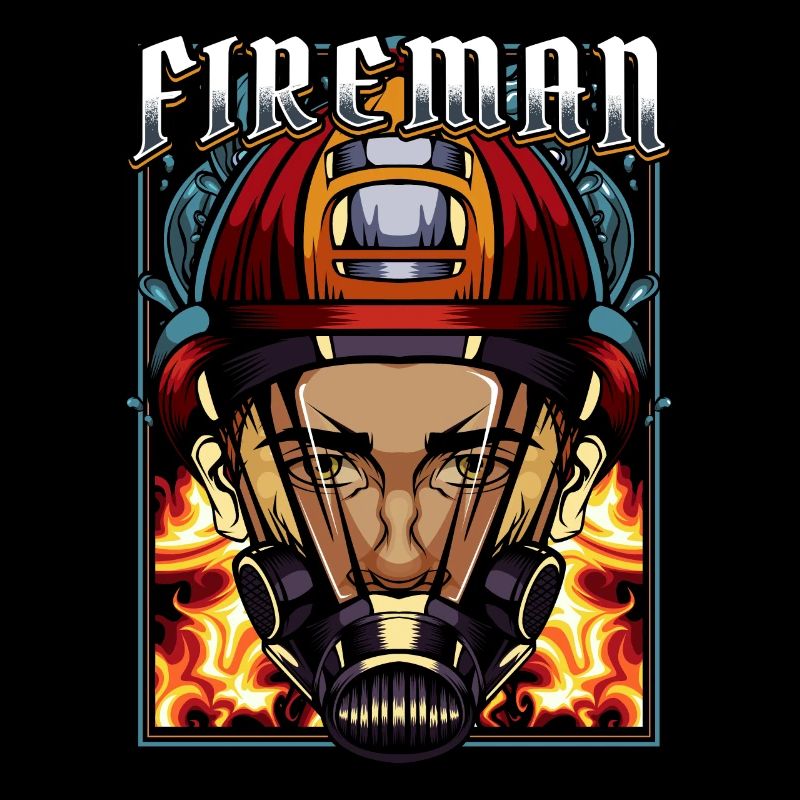 Firefighter Firefighter Respirator FFW gift idea