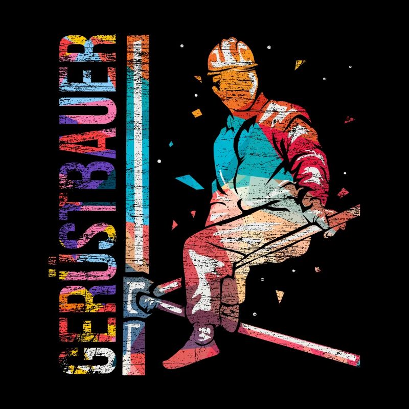 Gerüstbauer Polygon Geschenk