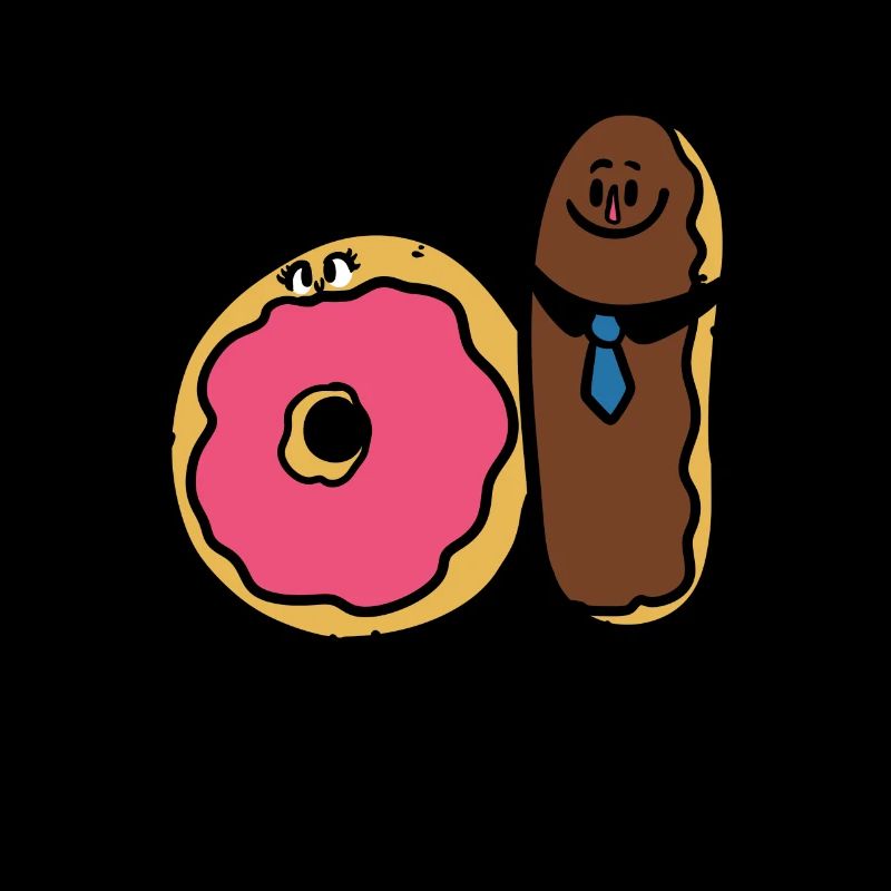 Donut Couple Parfait