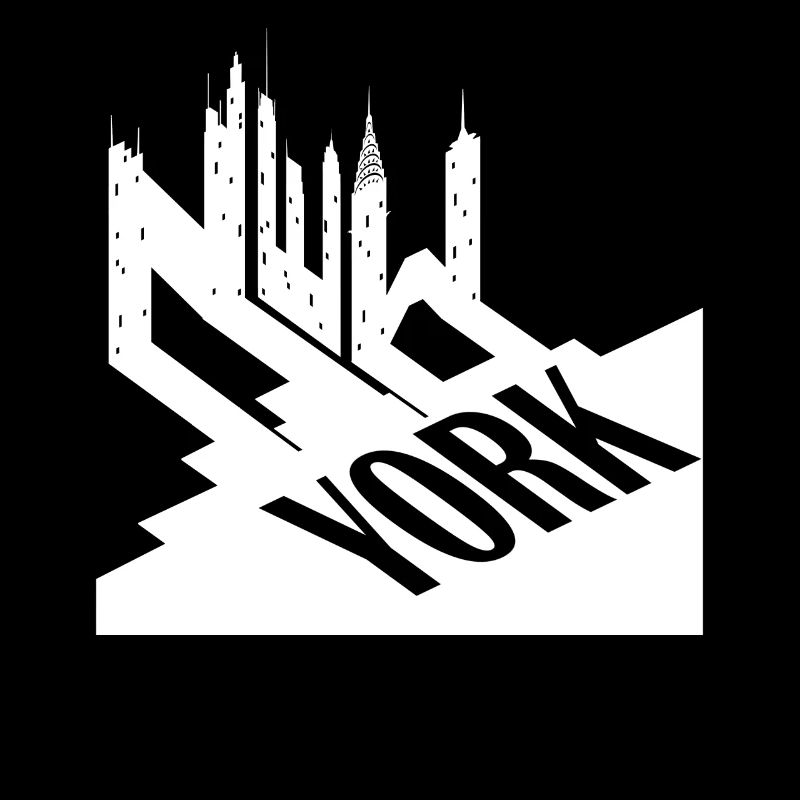 Conception typographique de New York City pour Big Apple