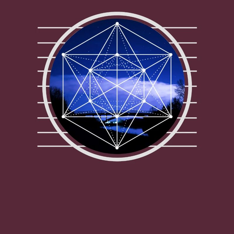 Conception graphique Metatron Hexagon Cube