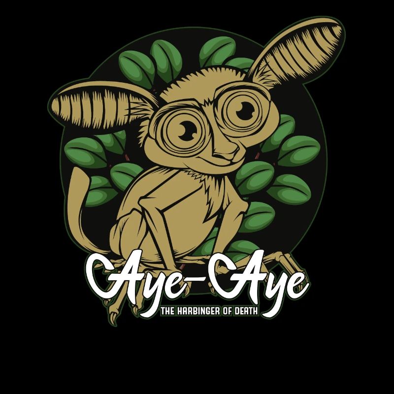 Aye-Aye Cute Finger Animal Night Active Gift