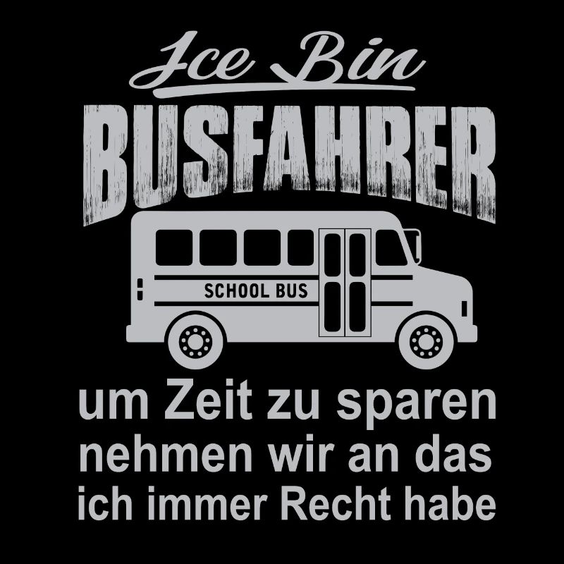 Ice bin Busfahrer