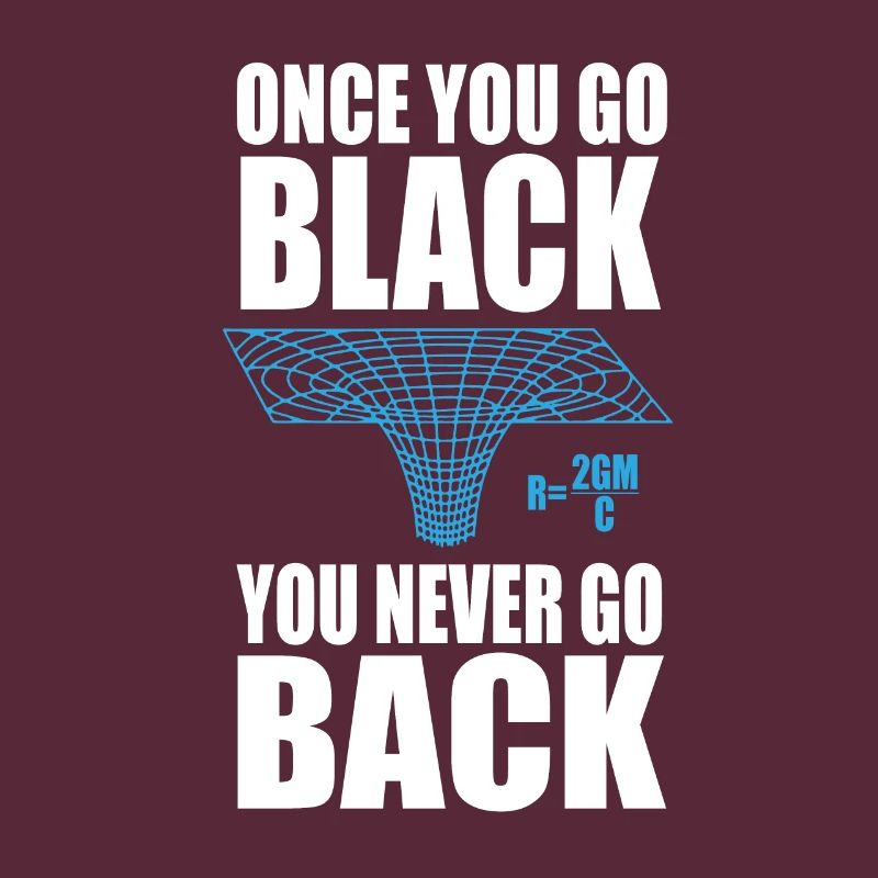 Cadeaux Black Hole Math Physics Sarcasm