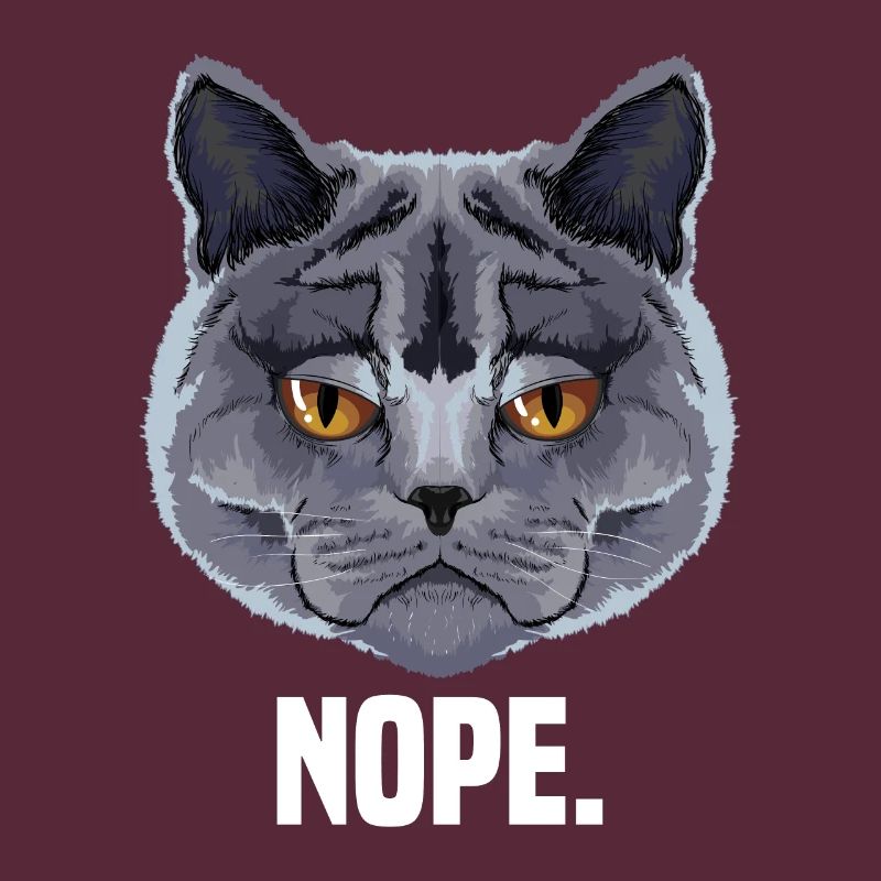 grumpy britisch Kurzhaar Katze Katzenliebhaber