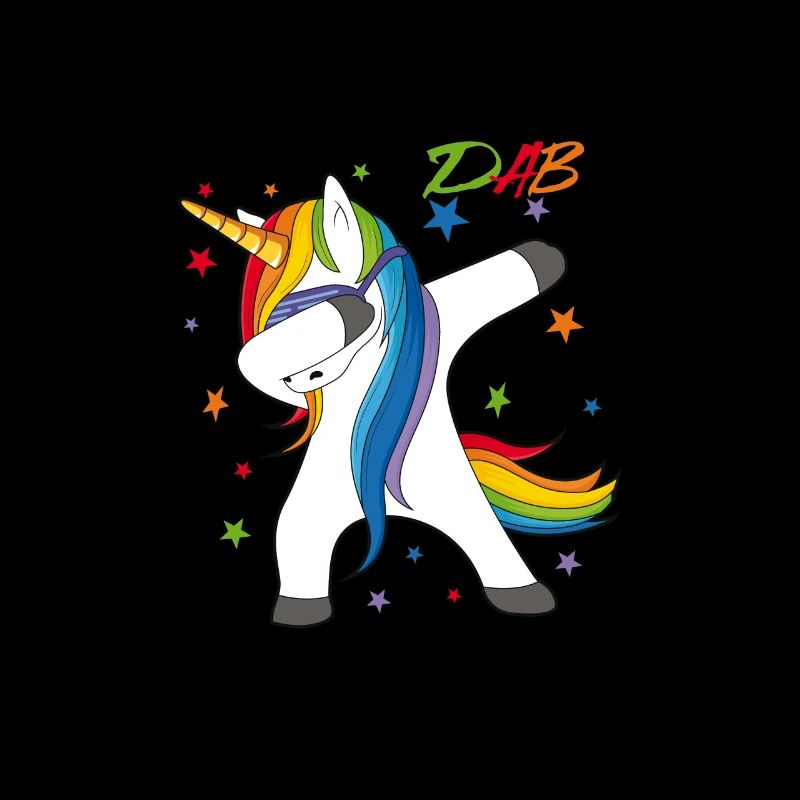 Dab dabbing unicorn einhorn geschenk