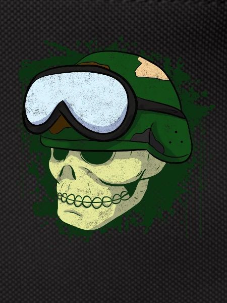 Skull Skull Biker Cool