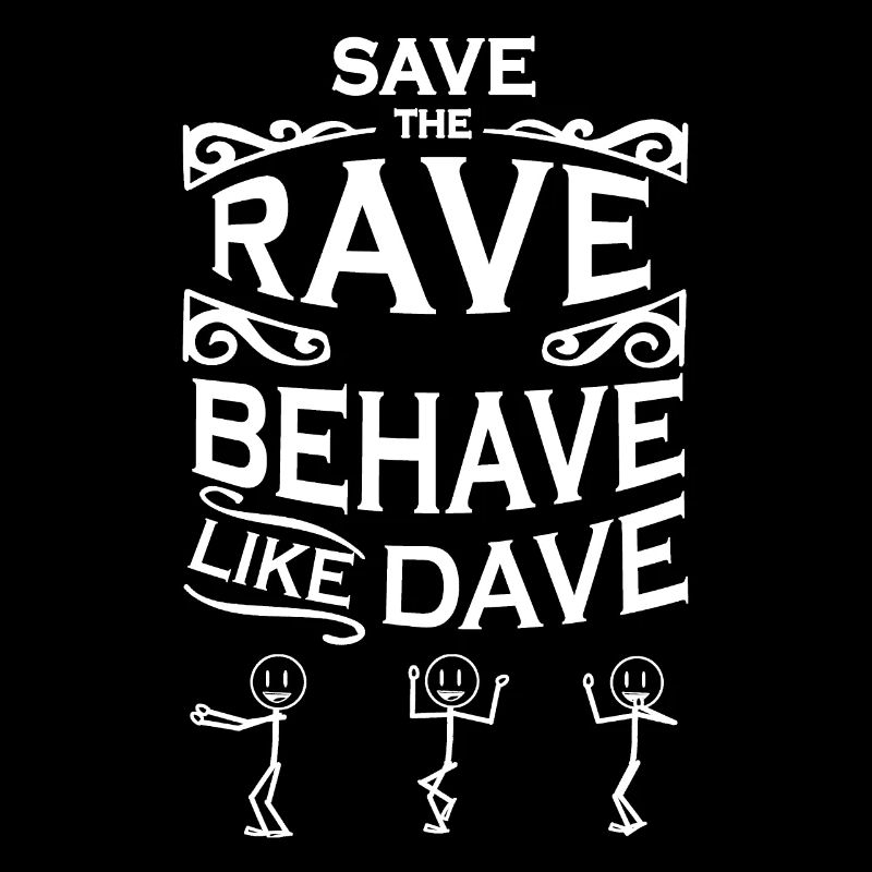 Cool slogan design for Raver
