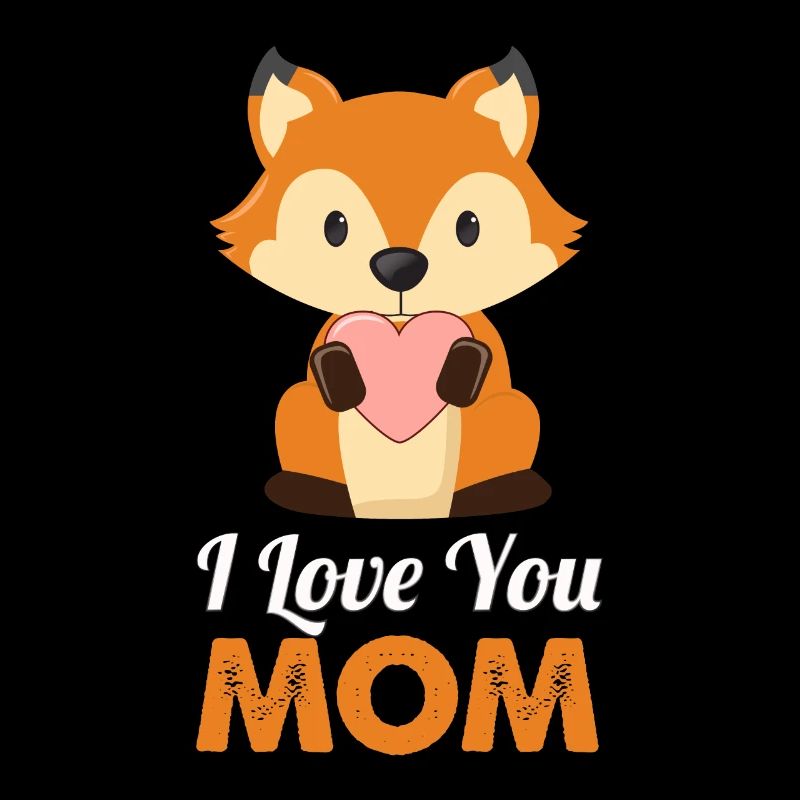 Fox mit einem Herz für Muttertag