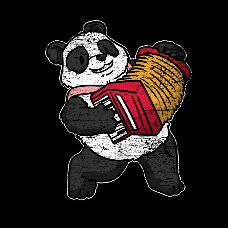 Panda accordéon