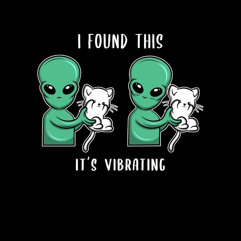 alien cat Cat Alien Ufology Spin Geschenk