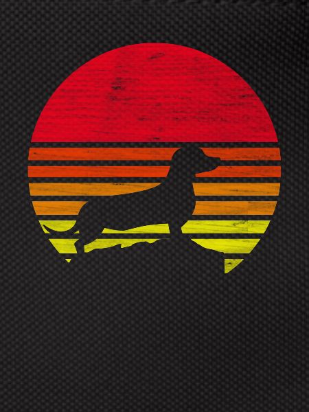 Retro Dachshund gift