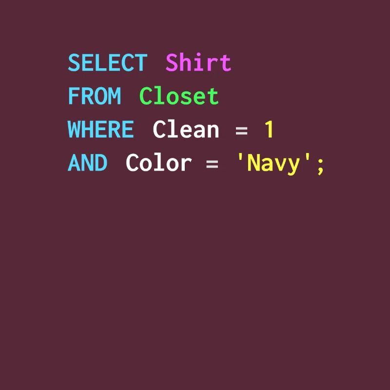 Conception SQL amusante pour les programmeurs sql, DBA,