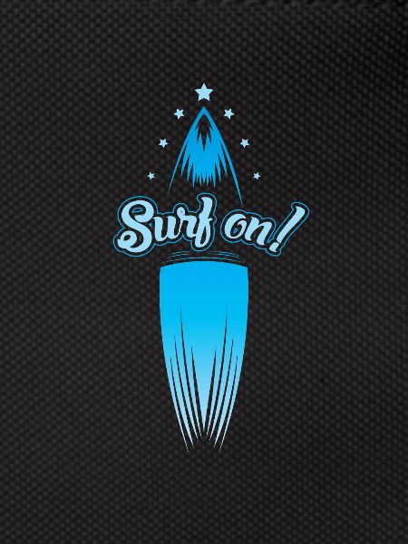 Surfbrett blau