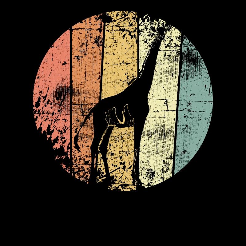 Giraffe retro