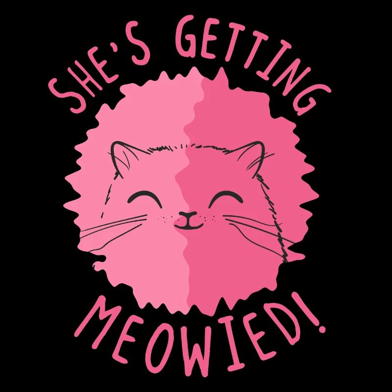She’s getting Meowied ! Chat mariage mariée