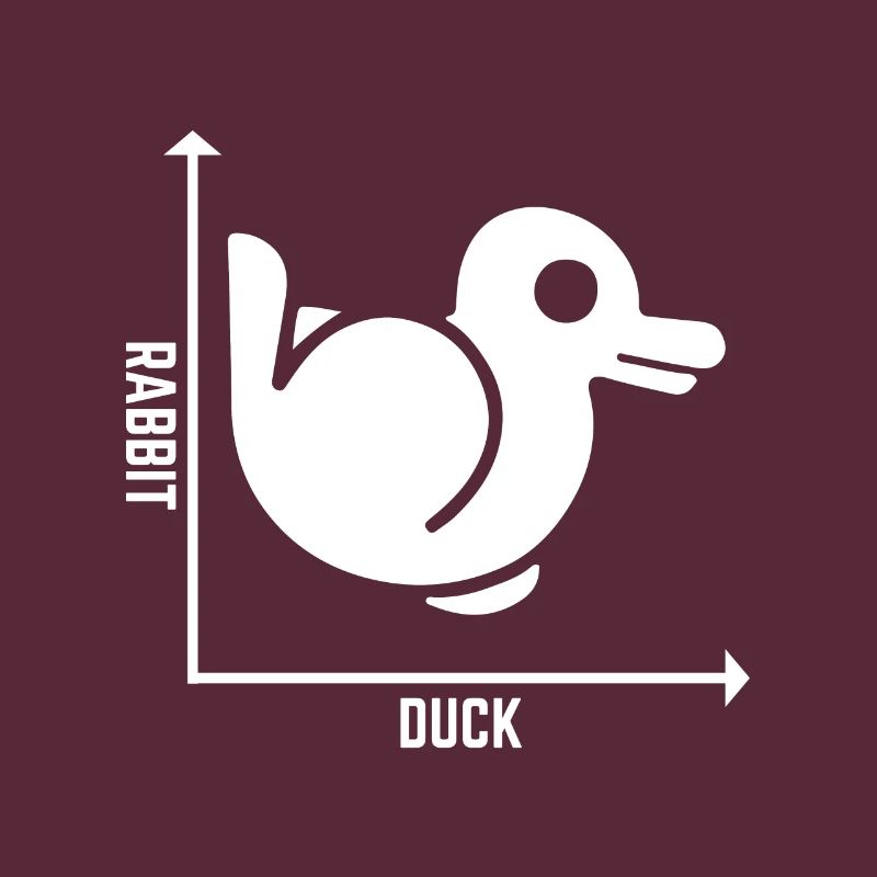 Rabbit Duck Graph Math Pun Student Teacher Easter