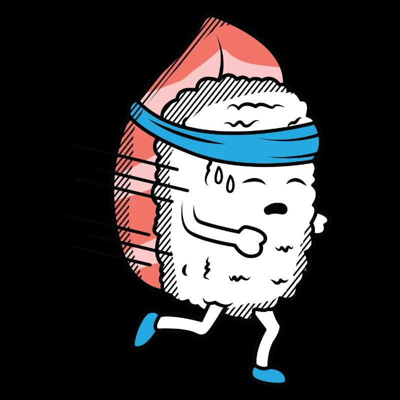 Course à sushi Sport Runner Athlète