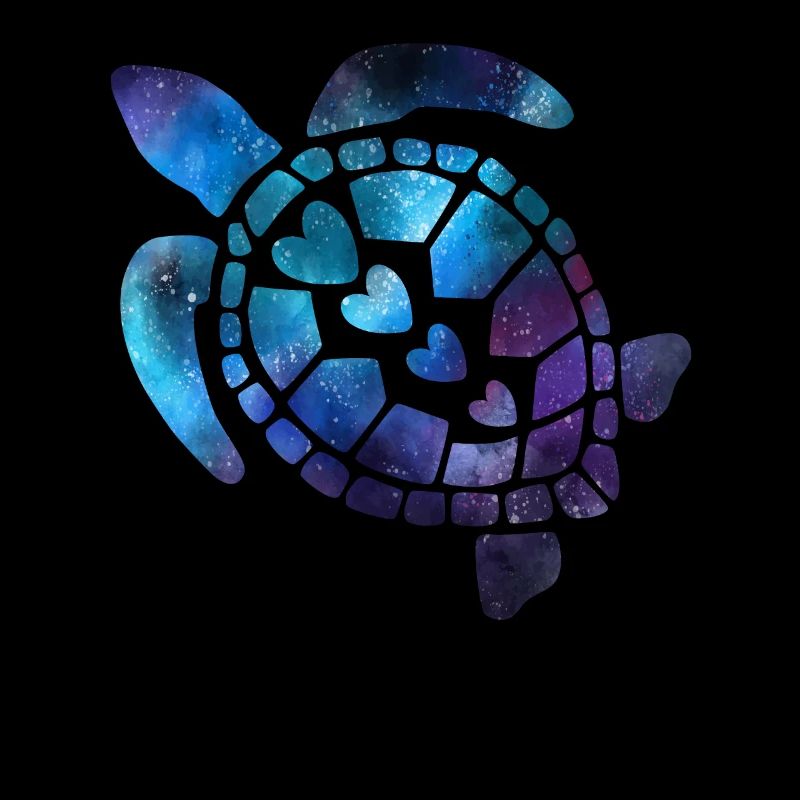 Tortue de mer dans l’espace