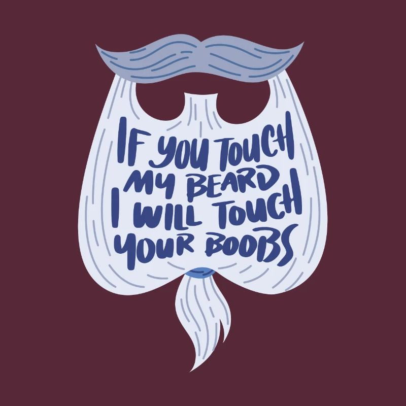 Mann mit Bart bärtig Vollbart Schnauzer Geschenk