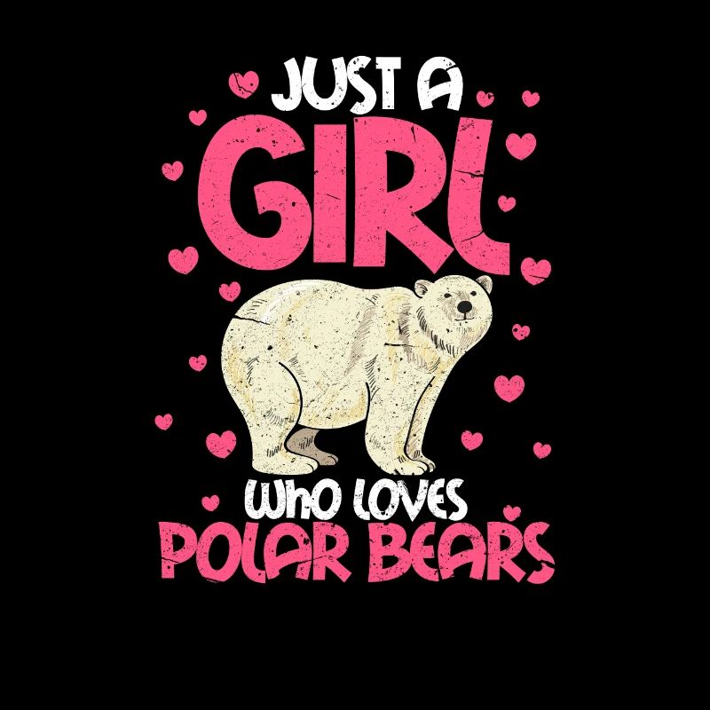 Polar Bear Girl Polar Bear Polar Bear Bear Gift