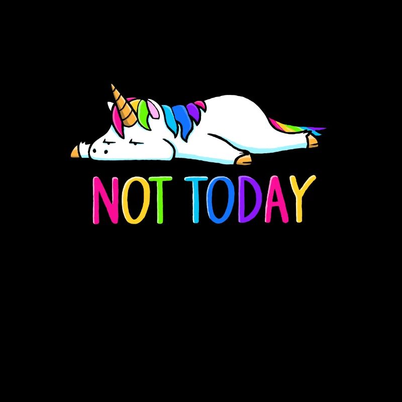Heute Regenbogen-Einhorn