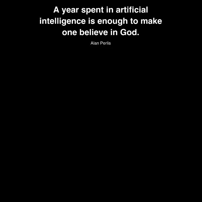 A year spent in artificial intelligence is enough