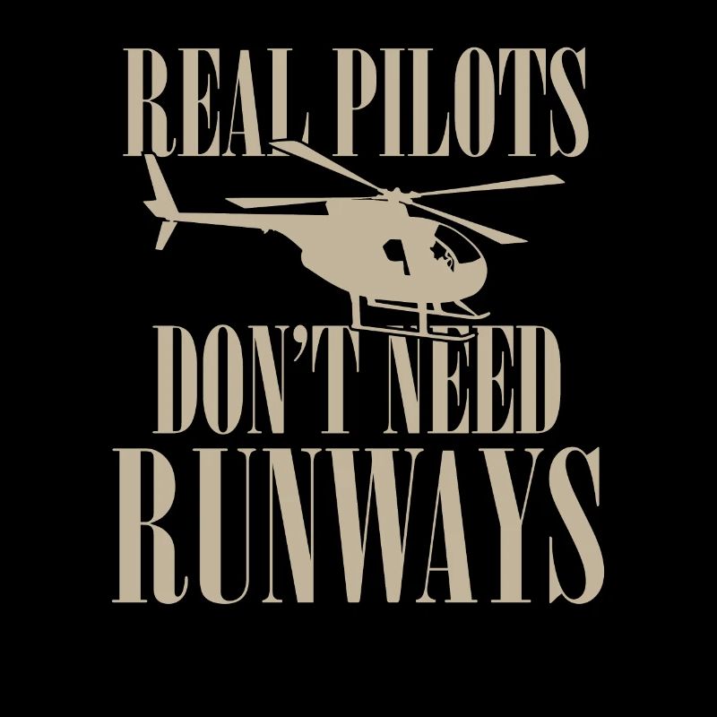 Helicopter pilot do not need a runway