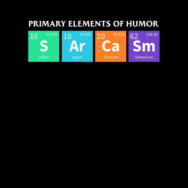 Science Sarcasme Éléments primaires de l’humour
