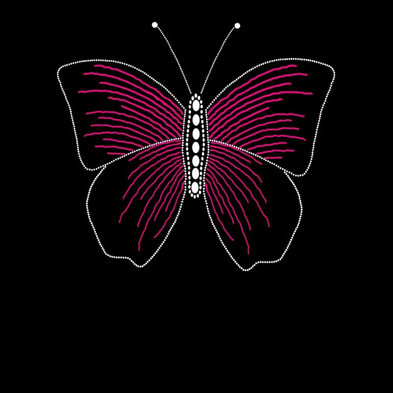 Butterfly sequins PINK, gift