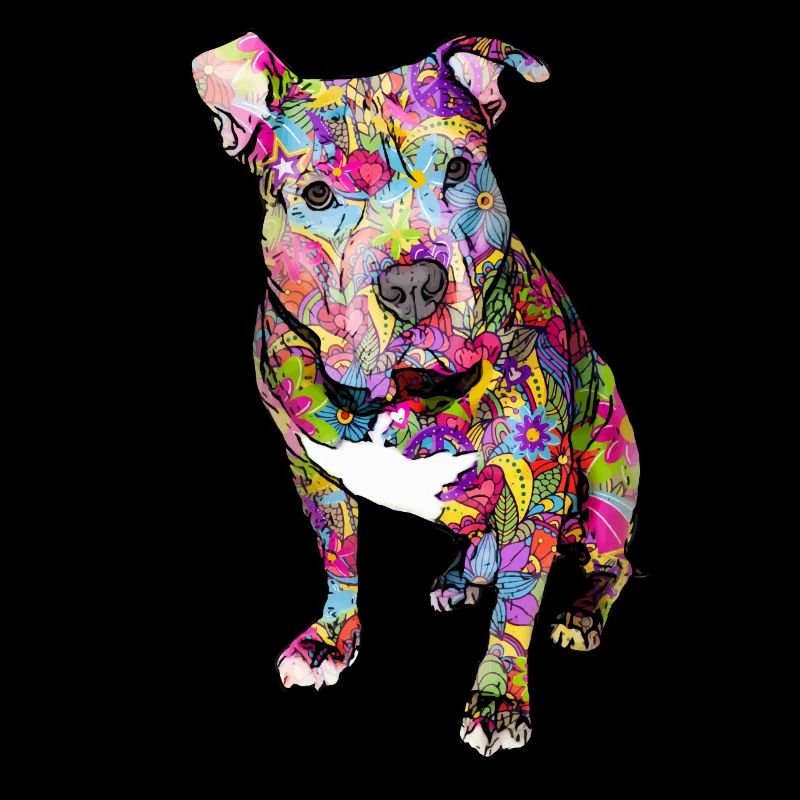 Pitbull Hippie