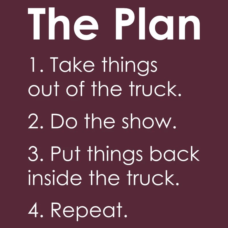 STAGEHAND CREW PLAN Lichttechniker Geschenk