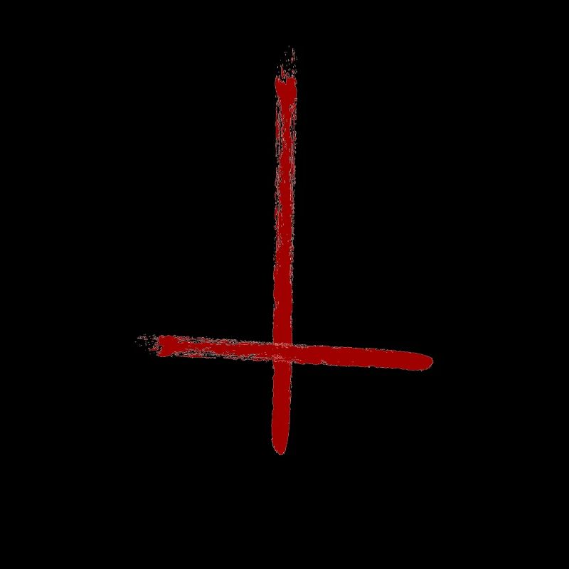 Inverted Cross Peter Satan Seal Symbol Goth